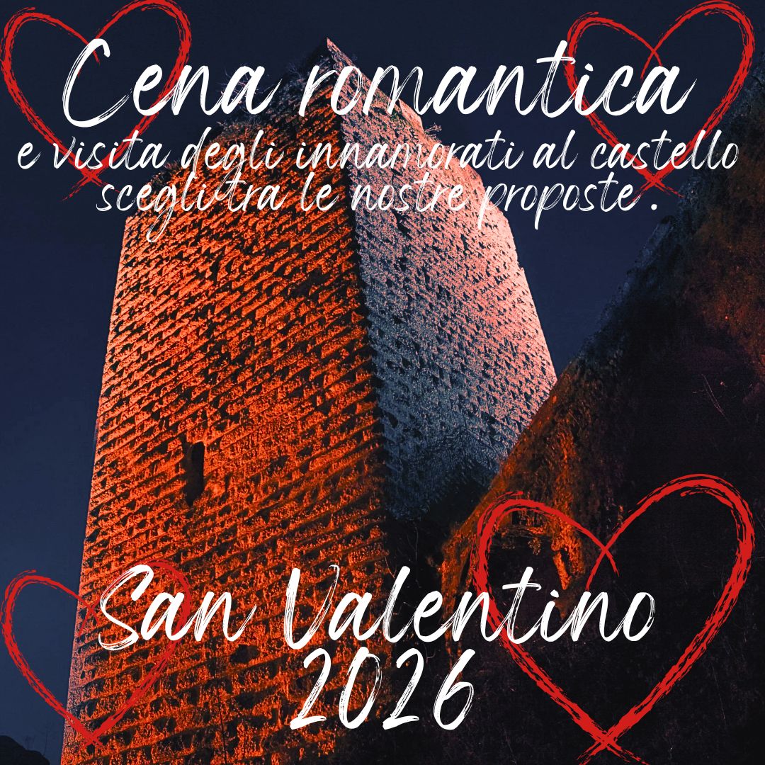 SAN VALENTINO - Cena romantica sul fiume e visita la Castello